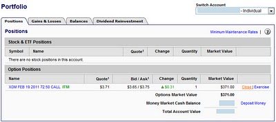 sharebuilder options trading account portfolio menu
